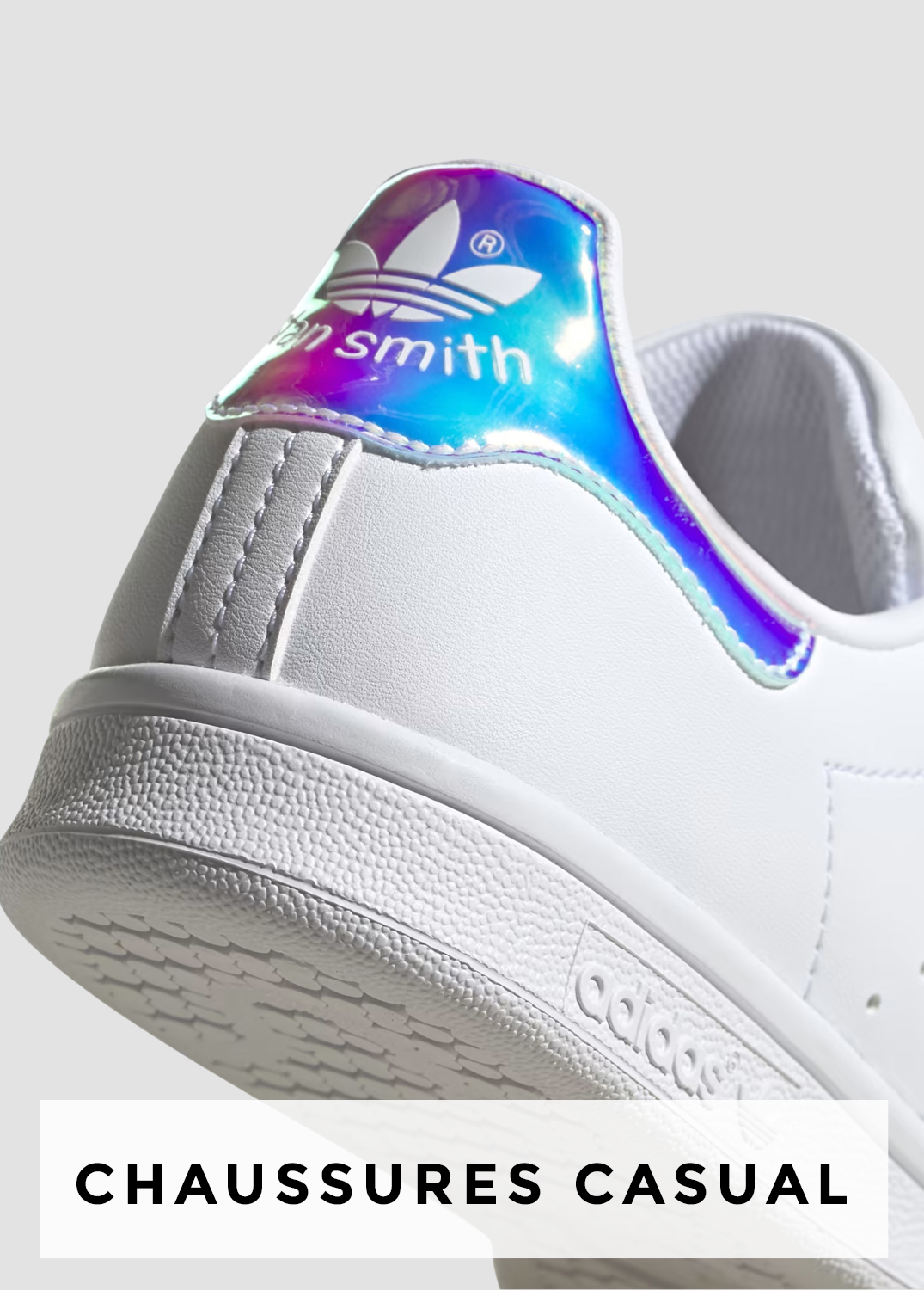 Sneakers casual femme ADIDAS Stan Smith Holographique