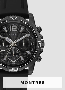Montre noire homme sportive