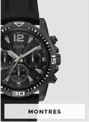 Montre noire homme sportive