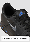 Baskets homme casual noires