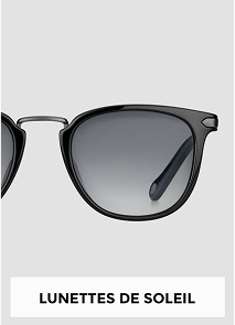 Lunettes de soleil homme noires