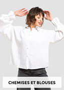 Chemise blanche fluide femme