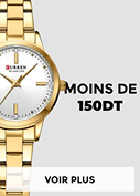 Montre femme dorée élégante à moins de 150DT
