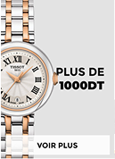 Montre femme blanche et or à plus de 1000DT