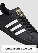 Baskets Adidas noires homme