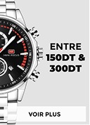 Montre homme chronographe entre 150 et 300DT