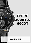 Montre homme fond noir bracelet acier