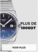 Montre homme bleue bracelet acier