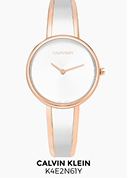 Montre Calvin Klein au design minimaliste et bracelet fin