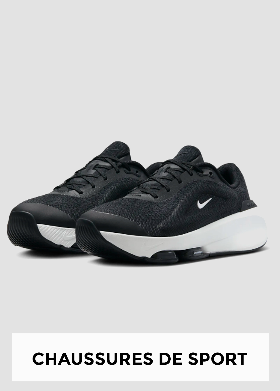 Baskets de sport Nike noires pour femme – chaussures légères et respirantes pour running et entraînement
