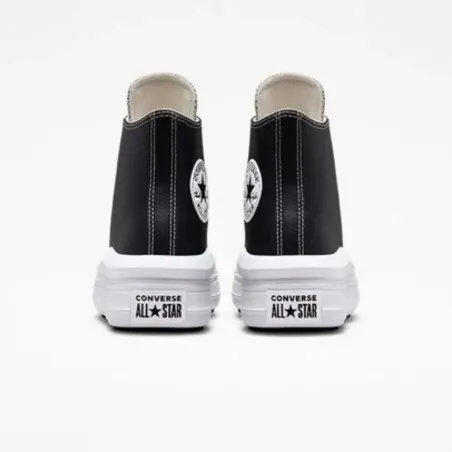 Converse – Chuck Taylor All Star Move Plateforme Cuir Noir - CONVERSE