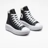 Converse – Chuck Taylor All Star Move Plateforme Cuir Noir - CONVERSE