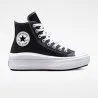 Converse – Chuck Taylor All Star Move Plateforme Cuir Noir - CONVERSE