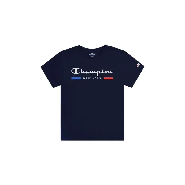 Champion -Champion Crewneck T-Shirt K – Noir - CHAMPION