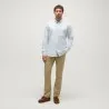 Timberland Homme – CHEMISE OXFORD GRISE À MANCHES LONGUES – Gris - TIMBERLAND