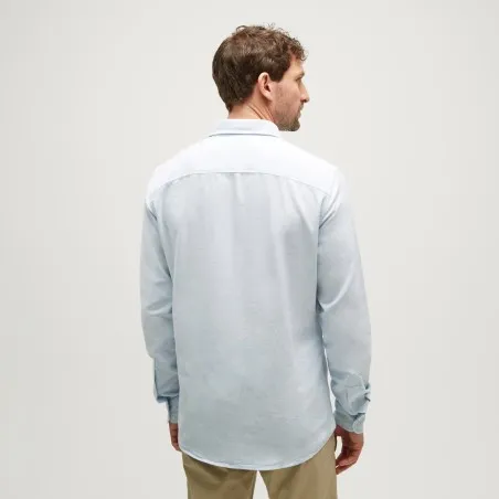 Timberland Homme – CHEMISE OXFORD GRISE À MANCHES LONGUES – Gris - TIMBERLAND