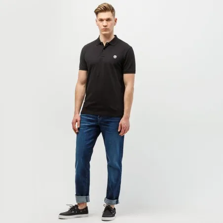 Timberland Homme – Polo slim stretch Timberland à manches courtes Merrymee River – Blanc - TIMBERLAND