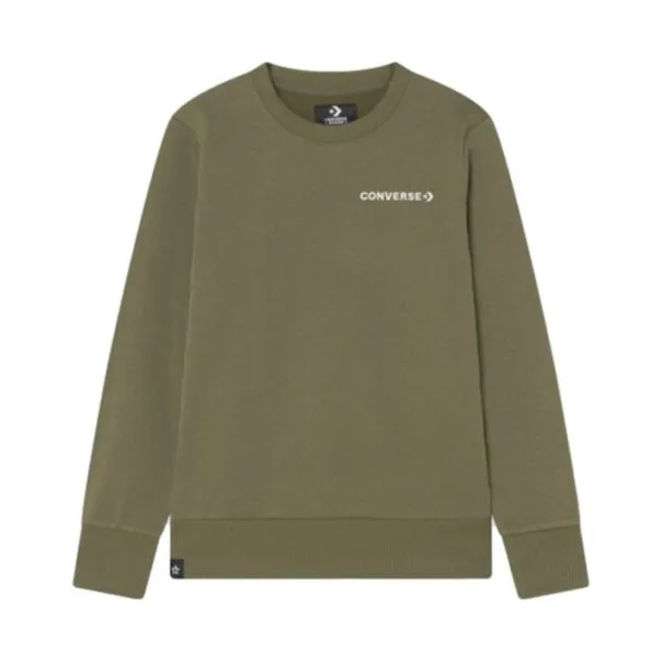 Converse – Sweatshirt Converse Wordamark – beige Boy - NIKE