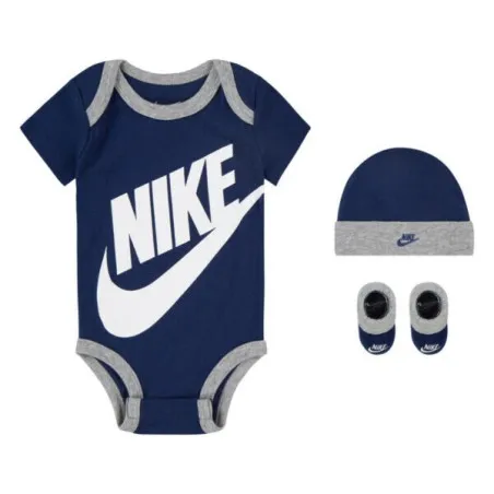 Nike Enfant -Ensemble bébé garçon Nike Futura Logo – Bleu Gris - NIKE