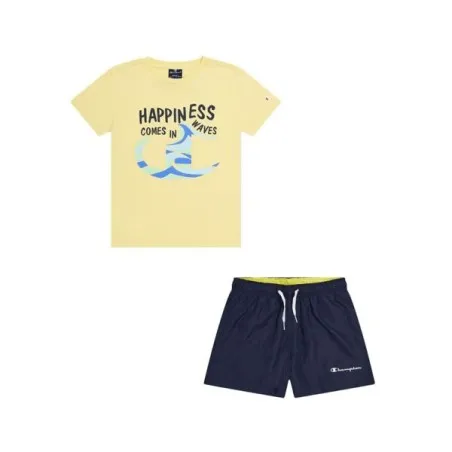 Champion -Ensemble de sport Champion T-shirt + short pour enfant – jaune bleu - CHAMPION