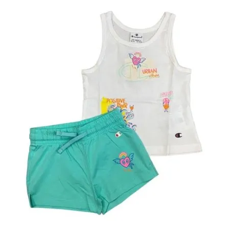 Champion -Ensemble d’été Champion pour enfant avec short, 2 pièces – Gris Vert - CHAMPION