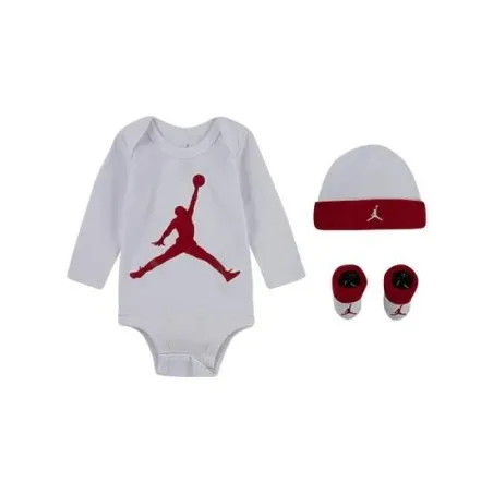 Jordan Enfant -Ensemble bébé Bebe garcon JHN L/S JUMPMAN – Blanc - NIKE
