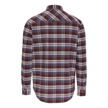 Tommy Jeans – Chemise Oxford en coton à carreaux – Marron - TOMMY JEANS