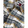 Tommy Jeans – Chemise Tommy Jeans Oxford Check – Blanc Motarde - TOMMY JEANS