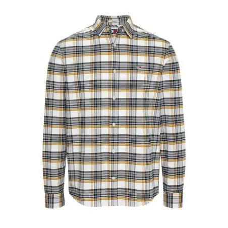 Tommy Jeans – Chemise Tommy Jeans Oxford Check – Blanc Motarde - TOMMY JEANS