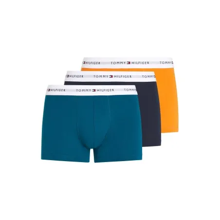 Tommy Jeans – Pack De 3 Calzoncillos Trunk Essential – Orange Noir Vert - TOMMY JEANS