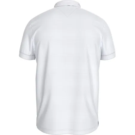 TOMMY JEANS- Polo slim fit avec logo – Blanc - TOMMY JEANS