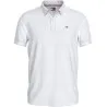 TOMMY JEANS- Polo slim fit avec logo – Blanc - TOMMY JEANS