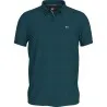 Tommy Jeans – T-shirt polo avec logo – Vert - TOMMY JEANS
