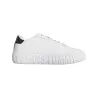 TOMMY JEANS – Baskets à semelle cupsole en cuir monochrome – Blanc - TOMMY JEANS