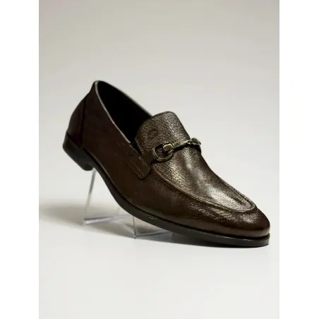 Chaussures homme en cuir – 8723 MARRON FALL - MAKEBA