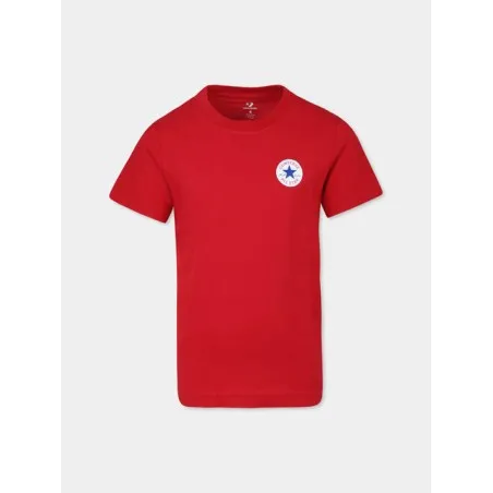 Converse – T-shirt enfant Converse Printed CTP – Rouge - NIKE