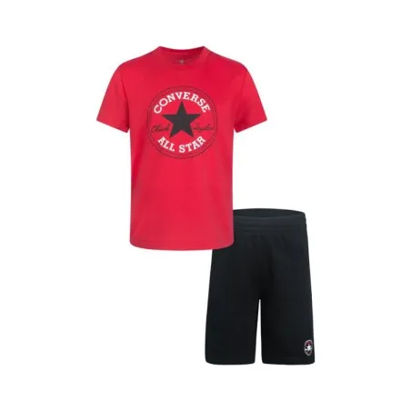 Converse – Set Converse Core Tee & Ft Short – Noir - NIKE