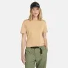 Timberland Femme – T-SHIRT TIMBERLAND À MANCHES COURTES – Bottes en blé clair - TIMBERLAND