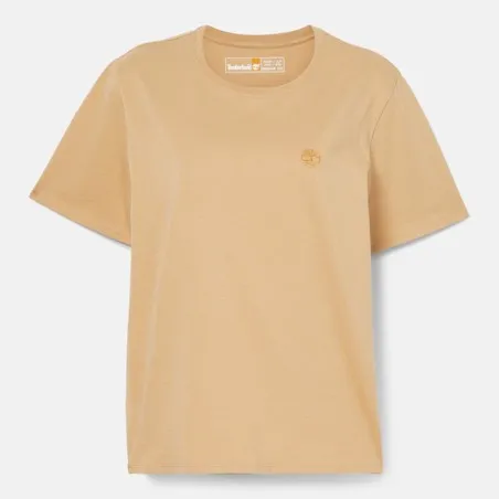Timberland Femme – T-SHIRT TIMBERLAND À MANCHES COURTES – Bottes en blé clair - TIMBERLAND