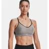 Top de Sport Femme INFINITY LOW HTR COVER UNDER ARMOUR 1362949-019 - UNDER ARMOUR