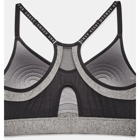 Top de Sport Femme INFINITY LOW HTR COVER UNDER ARMOUR 1362949-019 - UNDER ARMOUR