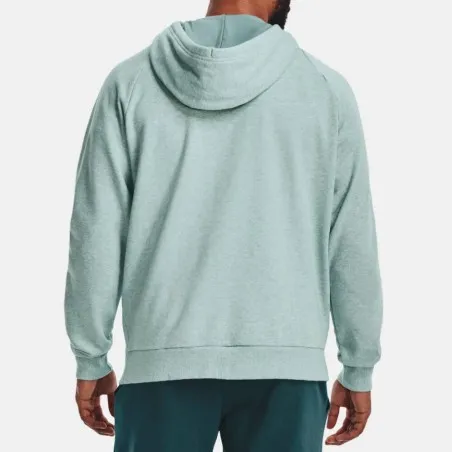 Sweatshirt  Homme RIVAL FLEECE 1/2 ZIP HD UNDER ARMOUR 1373371-177 - UNDER ARMOUR