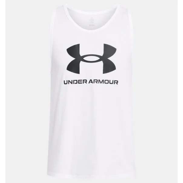 Vêtements de Sport Homme UNDER ARMOUR UA SPORTSTYLE LOGO TANK 1382883-100 - UNDER ARMOUR