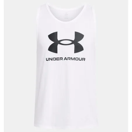 Vêtements de Sport Homme UNDER ARMOUR UA SPORTSTYLE LOGO TANK 1382883-100 - UNDER ARMOUR