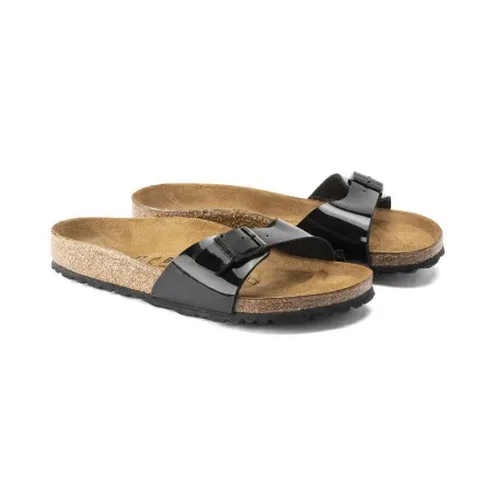 Mules Femme Birkenstock - Madrid Bf Patent - Noir - 40303 - BIRKENSTOCK