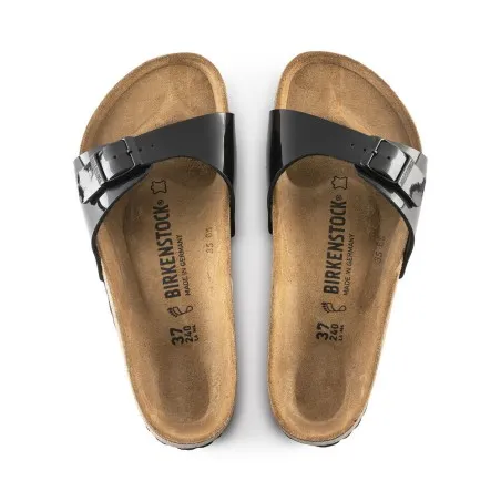 Mules Femme Birkenstock - Madrid Bf Patent - Noir - 40303 - BIRKENSTOCK