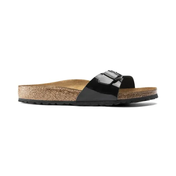 Mules Femme Birkenstock - Madrid Bf Patent - Noir - 40303 - BIRKENSTOCK
