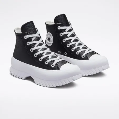 Converse Femme -Chuck Taylor All Star Lugged 2.0 Leather High Top – Noir - CONVERSE