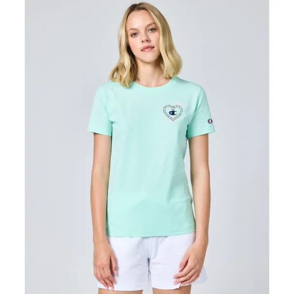 Champion -T-shirt du cou Champion – Vert - CHAMPION