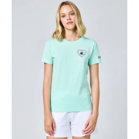 Champion -T-shirt du cou Champion – Vert - CHAMPION